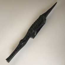 Statuette crocodile en ébène longueur 100 cm