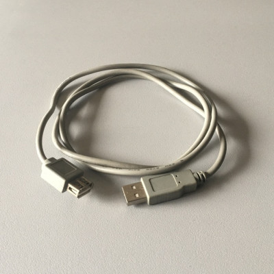 Cable USB Male/Femelle Gris 1 mètre