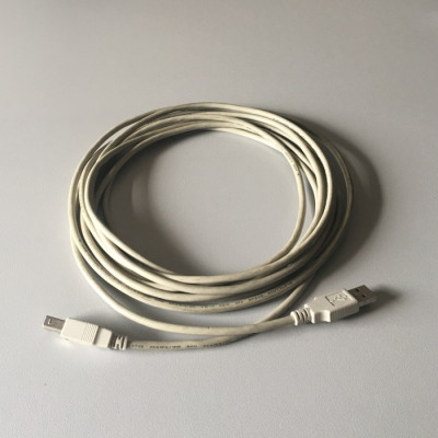 Cable USB A - USB B pour imprimante HP Canon Epson 5 mètres