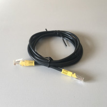 Cable noir Ethernet RJ45 de 1.5 mètre