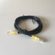 Cable noir Ethernet RJ45 de 2 mètres