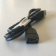 Cable noir USB A Male - Femelle de 90 cm * NEUF