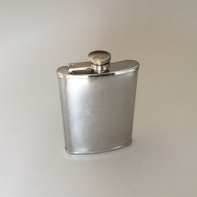 Flasque de poche en inox Stainless steel 6 oz