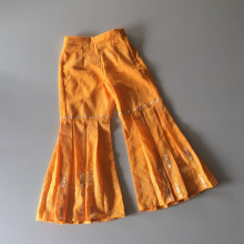 Déguisement Pantalon orange a paillettes Taille 22
