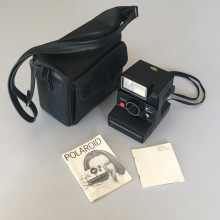 Polaroid 1000S avec flash 2351 et sacoche