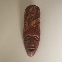 Masque Africain en bois Taille 50 cm