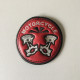 Patch en cuir rouge MORTORCYCLE * NEUF