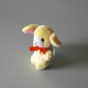 Peluche petit Lapin jaune Taille 10 cm