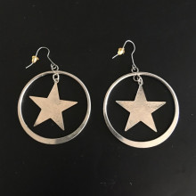 Boucles d'oreilles Capitaine América 44 mm