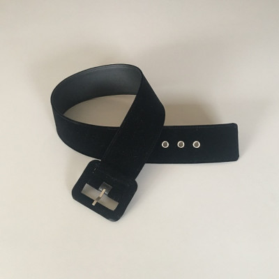 Ceinture velours noir SAINT LAURENT * NEUVE