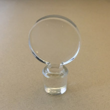 Bouchon de carafe en verre en forme de cercle