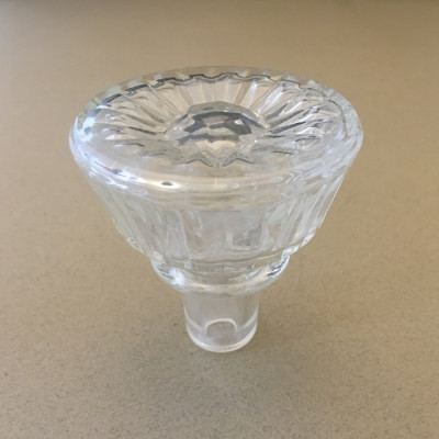 Bouchon de carafe en verre motif marguerite