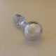 Bouchon de carafe en cristal boule cannelée