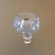Bouchon de carafe en cristal a facettes translucide