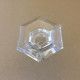 Bouchon de carafe en cristal hexagonal translucide