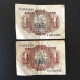 2 Billets 1 Peseta ESPAGNE 1953