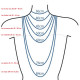 Collier en pierre noires et blanches