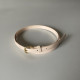 Ceinture fine en cuir rose vernie H&M