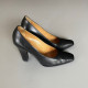 Escarpins CASADEI pour P. VERDI cuir noir Taille 5 EU 35