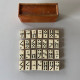 Coffret jeu de Domino rouge VINTAGE