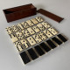 Coffret jeu de Domino VINTAGE