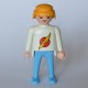 Un personnage PLAYMOBIL Homme couleur Blanc et Bleu 1974 2ème série