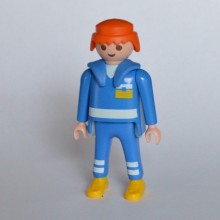 Un personnage PLAYMOBIL Homme couleur Bleu ciel de 1990