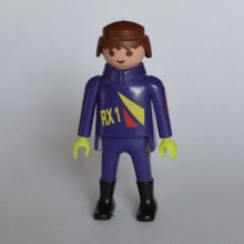 Un personnage PLAYMOBIL Homme RX1 couleur Violet de 1992