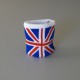 Bracelet en mousse drapeau Anglais Union Jack