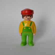 PLAYMOBIL 123 Homme en salopette de 1990