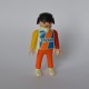 PLAYMOBIL Homme SPIDAM couleur Blanc Jaune Rouge et Orange de 1992