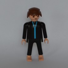 PLAYMOBIL Homme, Noir et Bleu de 1989