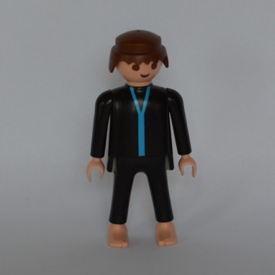 PLAYMOBIL Homme, Noir et Bleu de 1989